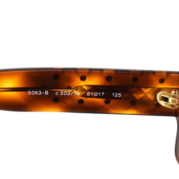 CHANEL Tortoise Brown Crystals & CC  Sunglasses lp - Picture 9 of 10